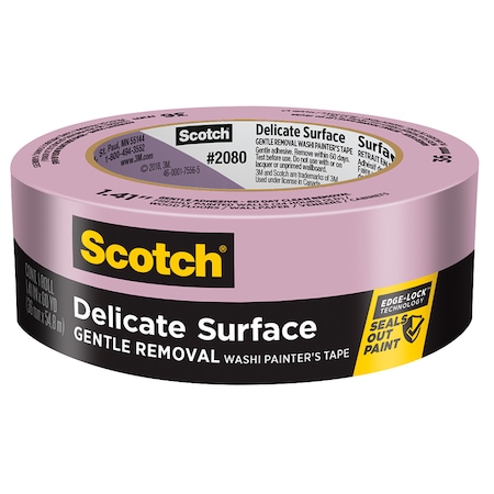 SCOTCH 1.41" x 60 Yds Blue Scotch Delicate Surface Painter’s Tape 2080-36NC